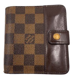 Authentic Louis Vuitton Damier DE Compact Wallet